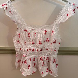 FREE PEOPLE CASUAL CLASH TOP - Sz Small